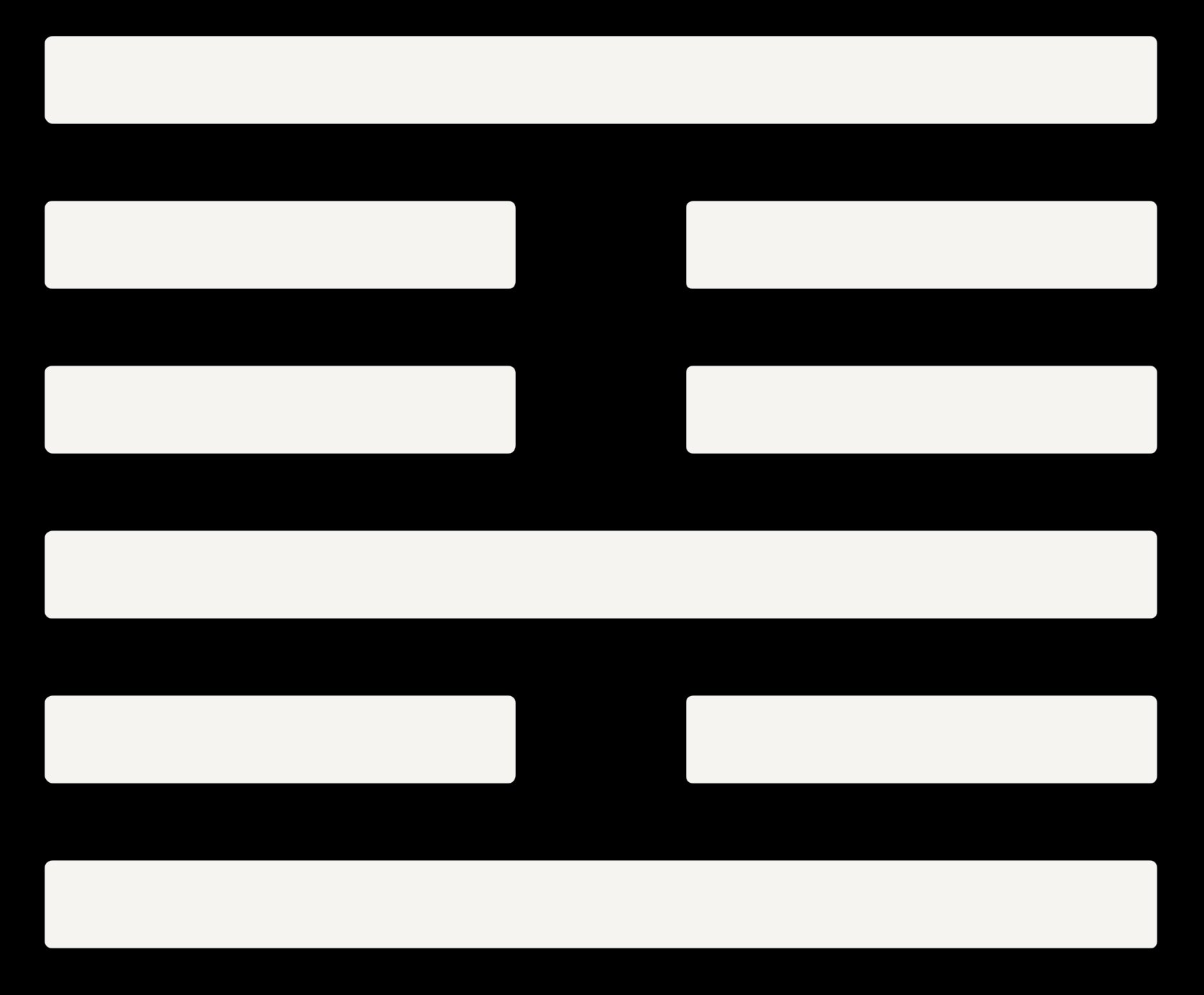 Itúy Hexagram 22